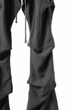 画像をギャラリービューアに読み込む, A.F ARTEFACT TUCK VOLUME BAGGY PANTS / ORGANIC LINEN (GREY)