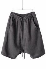 画像をギャラリービューアに読み込む, A.F ARTEFACT BOX SARROUEL SHORT PANTS / ORGANIC LINEN (GREY)