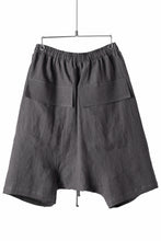 画像をギャラリービューアに読み込む, A.F ARTEFACT BOX SARROUEL SHORT PANTS / ORGANIC LINEN (GREY)
