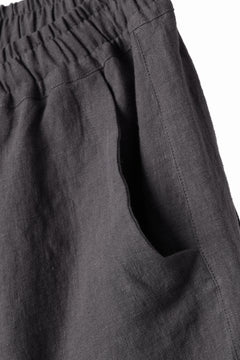 画像をギャラリービューアに読み込む, A.F ARTEFACT BOX SARROUEL SHORT PANTS / ORGANIC LINEN (GREY)