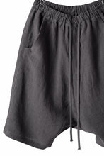 画像をギャラリービューアに読み込む, A.F ARTEFACT BOX SARROUEL SHORT PANTS / ORGANIC LINEN (GREY)