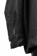 画像をギャラリービューアに読み込む, A.F ARTEFACT SNAPPED OVER SHIRT / LINEN TWILL (BLACK)