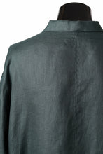 画像をギャラリービューアに読み込む, A.F ARTEFACT SNAPPED OVER SHIRT / LINEN TWILL (GREEN)