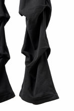 画像をギャラリービューアに読み込む, A.F ARTEFACT TUCK VOLUME BAGGY PANTS / COTTON-TERRY (BLACK)