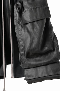 画像をギャラリービューアに読み込む, A.F ARTEFACT COMBINED DROPCROTCH CARGO SHORTS (BLACK)