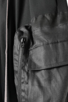 画像をギャラリービューアに読み込む, A.F ARTEFACT COMBINED DROPCROTCH CARGO SHORTS (BLACK)