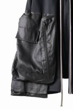 画像をギャラリービューアに読み込む, A.F ARTEFACT COMBINED DROPCROTCH CARGO SHORTS (BLACK)