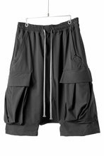 画像をギャラリービューアに読み込む, A.F ARTEFACT SARROUEL CARGO SHORTS / TECH-SMOOTH (BLACK)