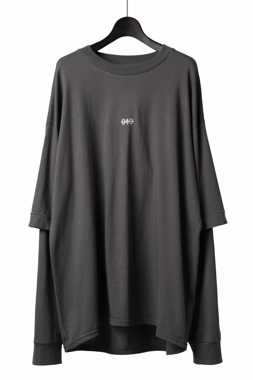 画像をギャラリービューアに読み込む, A.F ARTEFACT LAYERED LONG SLEEVE TOPS / PRINT TYPE-A (GREY)