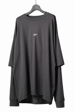 画像をギャラリービューアに読み込む, A.F ARTEFACT LAYERED LONG SLEEVE TOPS / PRINT TYPE-A (GREY)