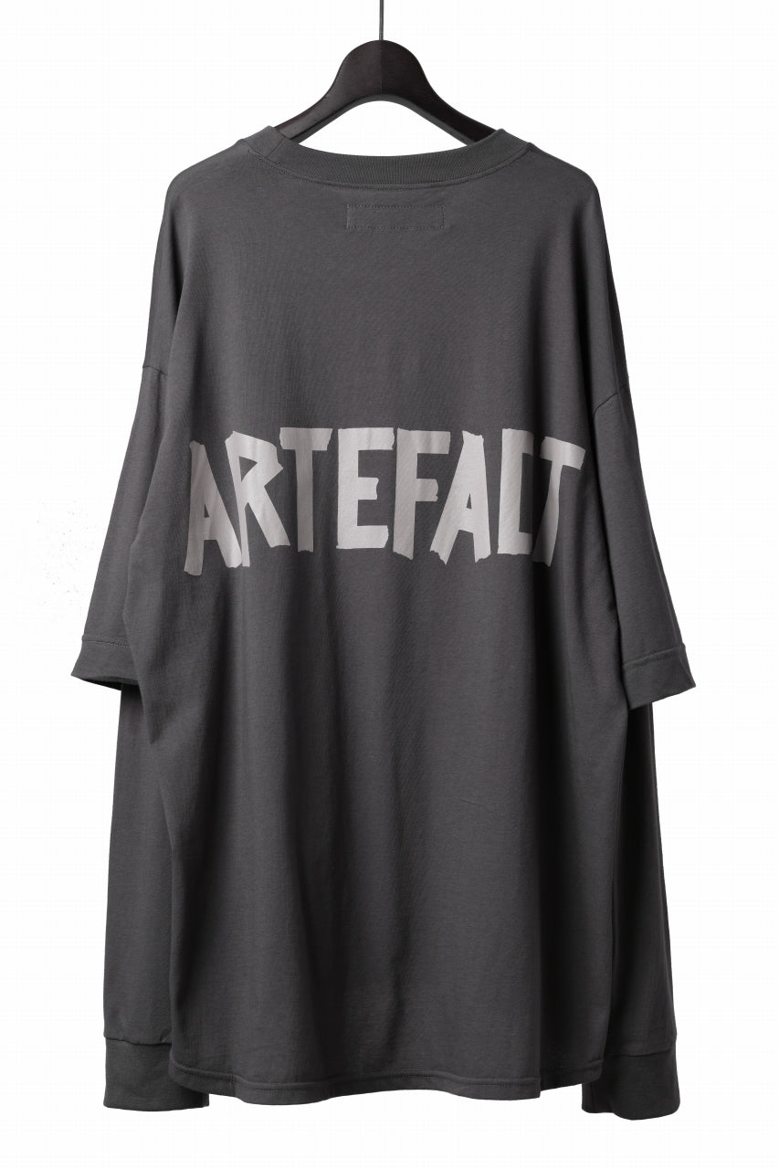 画像をギャラリービューアに読み込む, A.F ARTEFACT LAYERED LONG SLEEVE TOPS / PRINT TYPE-A (GREY)