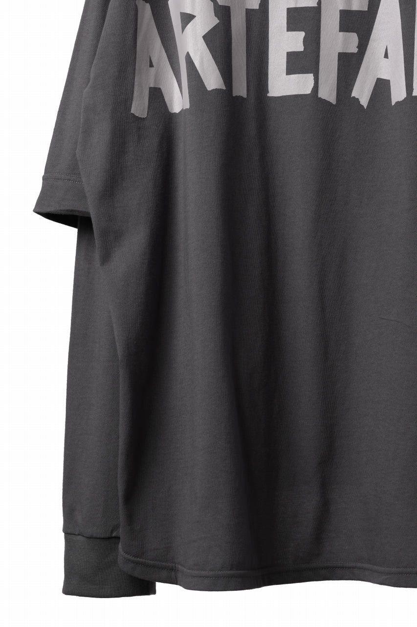 画像をギャラリービューアに読み込む, A.F ARTEFACT LAYERED LONG SLEEVE TOPS / PRINT TYPE-A (GREY)