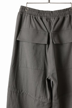 画像をギャラリービューアに読み込む, A.F ARTEFACT STRING-SQUEEZING WIDE PANTS / COTTON LINEN TWILL (KHAKI)