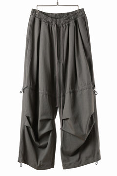 画像をギャラリービューアに読み込む, A.F ARTEFACT STRING-SQUEEZING WIDE PANTS / COTTON LINEN TWILL (KHAKI)