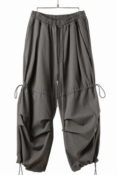 画像をギャラリービューアに読み込む, A.F ARTEFACT STRING-SQUEEZING WIDE PANTS / COTTON LINEN TWILL (KHAKI)