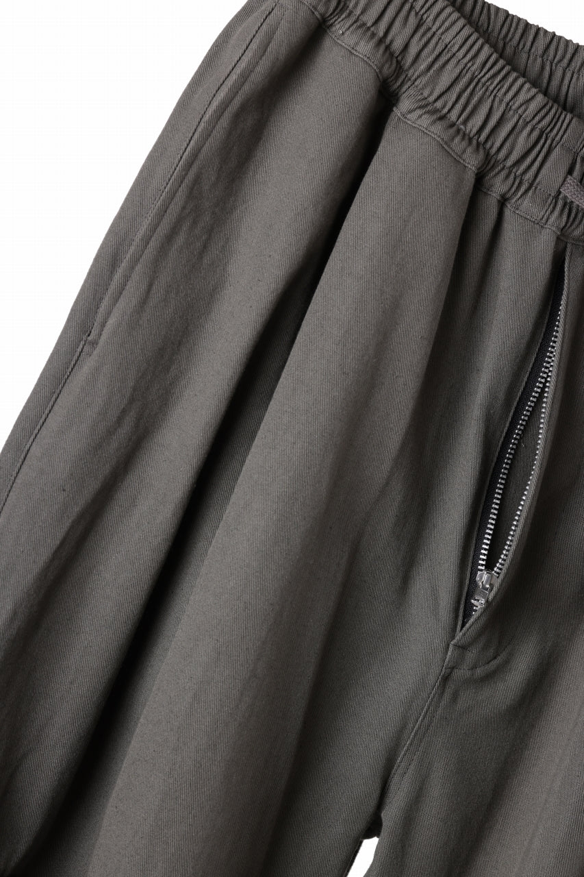 画像をギャラリービューアに読み込む, A.F ARTEFACT STRING-SQUEEZING WIDE PANTS / COTTON LINEN TWILL (KHAKI)