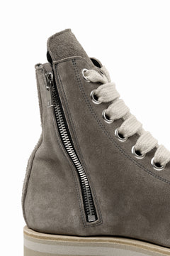 画像をギャラリービューアに読み込む, A.F ARTEFACT x Portaille THICK LACE-UP SIDE ZIP BOOTS / SOFT SUEDE (G.BEIGE)