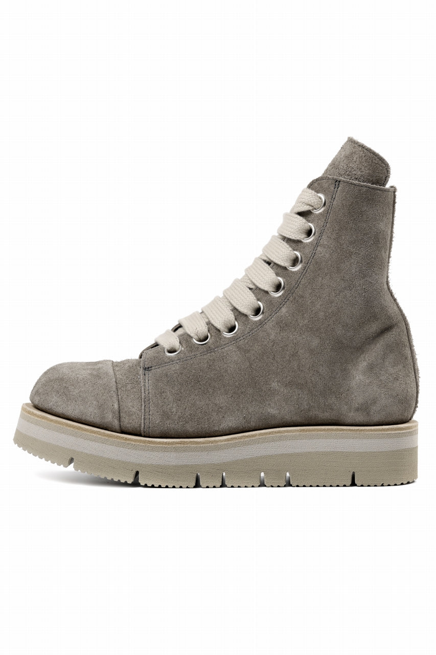 画像をギャラリービューアに読み込む, A.F ARTEFACT x Portaille THICK LACE-UP SIDE ZIP BOOTS / SOFT SUEDE (G.BEIGE)