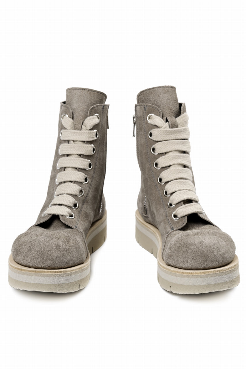 画像をギャラリービューアに読み込む, A.F ARTEFACT x Portaille THICK LACE-UP SIDE ZIP BOOTS / SOFT SUEDE (G.BEIGE)