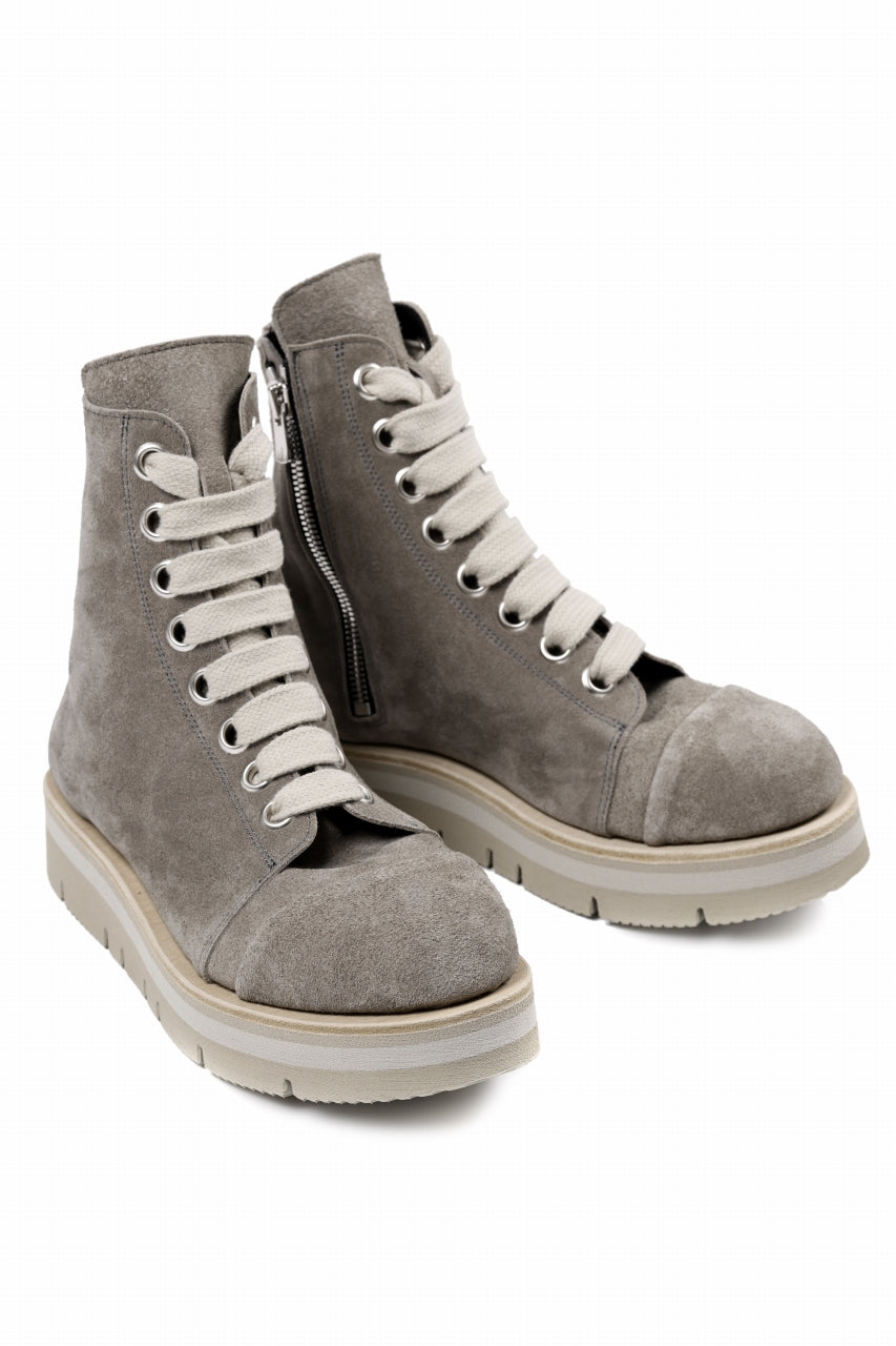 画像をギャラリービューアに読み込む, A.F ARTEFACT x Portaille THICK LACE-UP SIDE ZIP BOOTS / SOFT SUEDE (G.BEIGE)