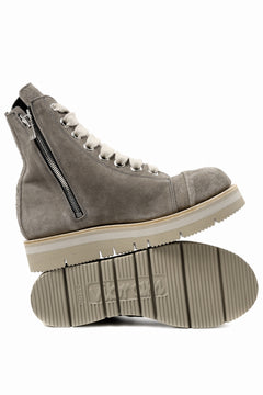 画像をギャラリービューアに読み込む, A.F ARTEFACT x Portaille THICK LACE-UP SIDE ZIP BOOTS / SOFT SUEDE (G.BEIGE)