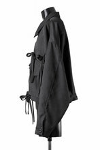 画像をギャラリービューアに読み込む, A.F ARTEFACT KNOTTING DETAIL TWILL BLOUSON (BLACK)