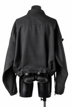 画像をギャラリービューアに読み込む, A.F ARTEFACT KNOTTING DETAIL TWILL BLOUSON (BLACK)