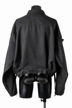 画像をギャラリービューアに読み込む, A.F ARTEFACT KNOTTING DETAIL TWILL BLOUSON (BLACK)