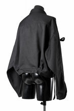 画像をギャラリービューアに読み込む, A.F ARTEFACT KNOTTING DETAIL TWILL BLOUSON (BLACK)