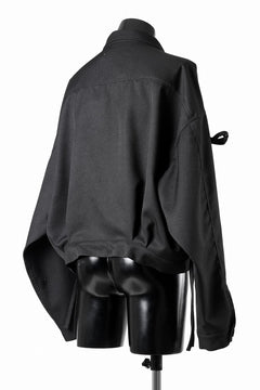 画像をギャラリービューアに読み込む, A.F ARTEFACT KNOTTING DETAIL TWILL BLOUSON (BLACK)