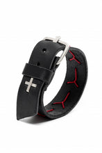 画像をギャラリービューアに読み込む, m.a+ cross stitched med wrist band / A-F8E1/GR 3,0 (BLACK)