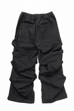画像をギャラリービューアに読み込む, A.F ARTEFACT EXTREME WIDE BAGGY PANTS / PURE DENIM (BLACK)