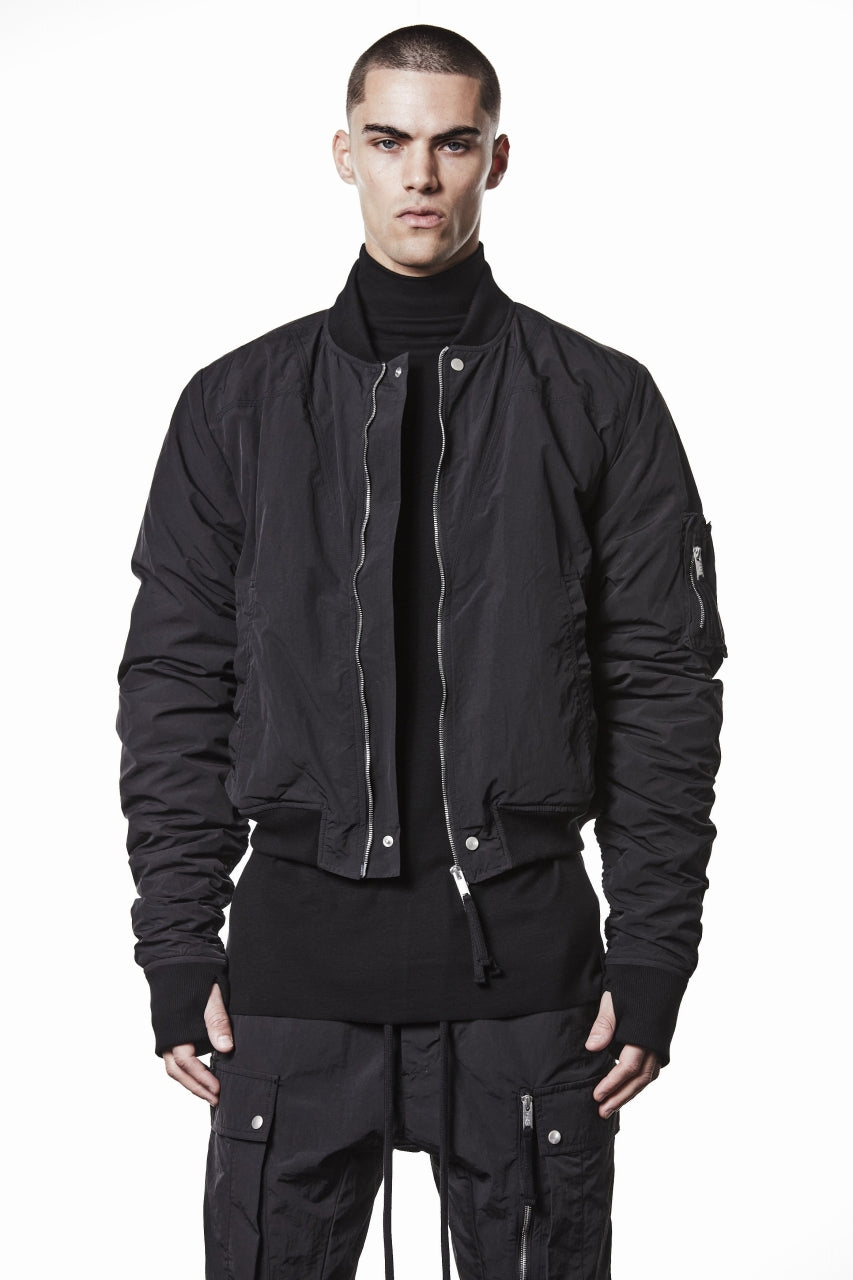 Load image into Gallery viewer, thom/krom MA-1 BOMBER JACKET / WARM PADDED (BLACK)