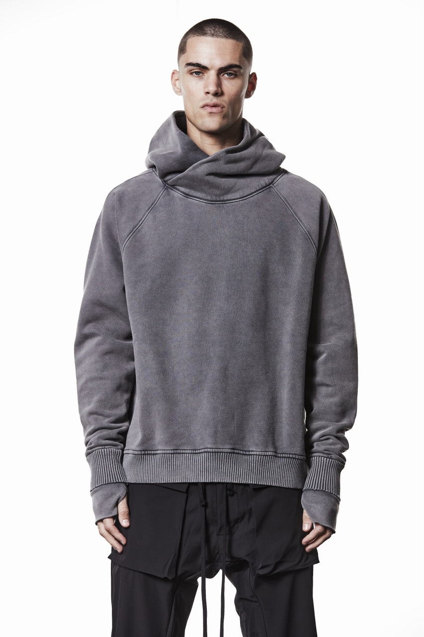 Load image into Gallery viewer, thom/krom RAGLAN SLEEVE HOODIE / SMOOTH SWEAT JERSEY (USED GREY)