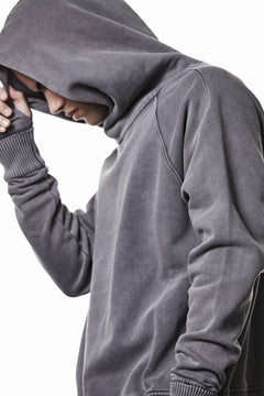 Load image into Gallery viewer, thom/krom RAGLAN SLEEVE HOODIE / SMOOTH SWEAT JERSEY (USED GREY)
