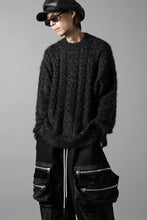 画像をギャラリービューアに読み込む, TARO HORIUCHI / th products Color Nep Mole Knit Pullover (black)