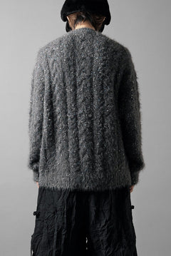 画像をギャラリービューアに読み込む, TARO HORIUCHI / th products Color Nep Mole Knit Pullover (gray)