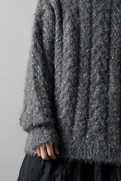 画像をギャラリービューアに読み込む, TARO HORIUCHI / th products Color Nep Mole Knit Pullover (gray)