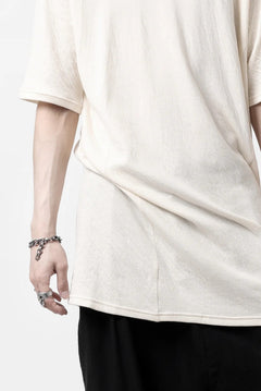 画像をギャラリービューアに読み込む, A.F ARTEFACT MULTI PANEL SLIMFIT T-SHIRT / SOFT DOUBLEFACE (IVORY)