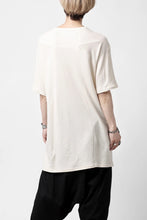 画像をギャラリービューアに読み込む, A.F ARTEFACT MULTI PANEL SLIMFIT T-SHIRT / SOFT DOUBLEFACE (IVORY)
