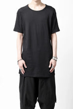 画像をギャラリービューアに読み込む, A.F ARTEFACT MULTI PANEL SLIMFIT T-SHIRT / SOFT DOUBLEFACE (BLACK)
