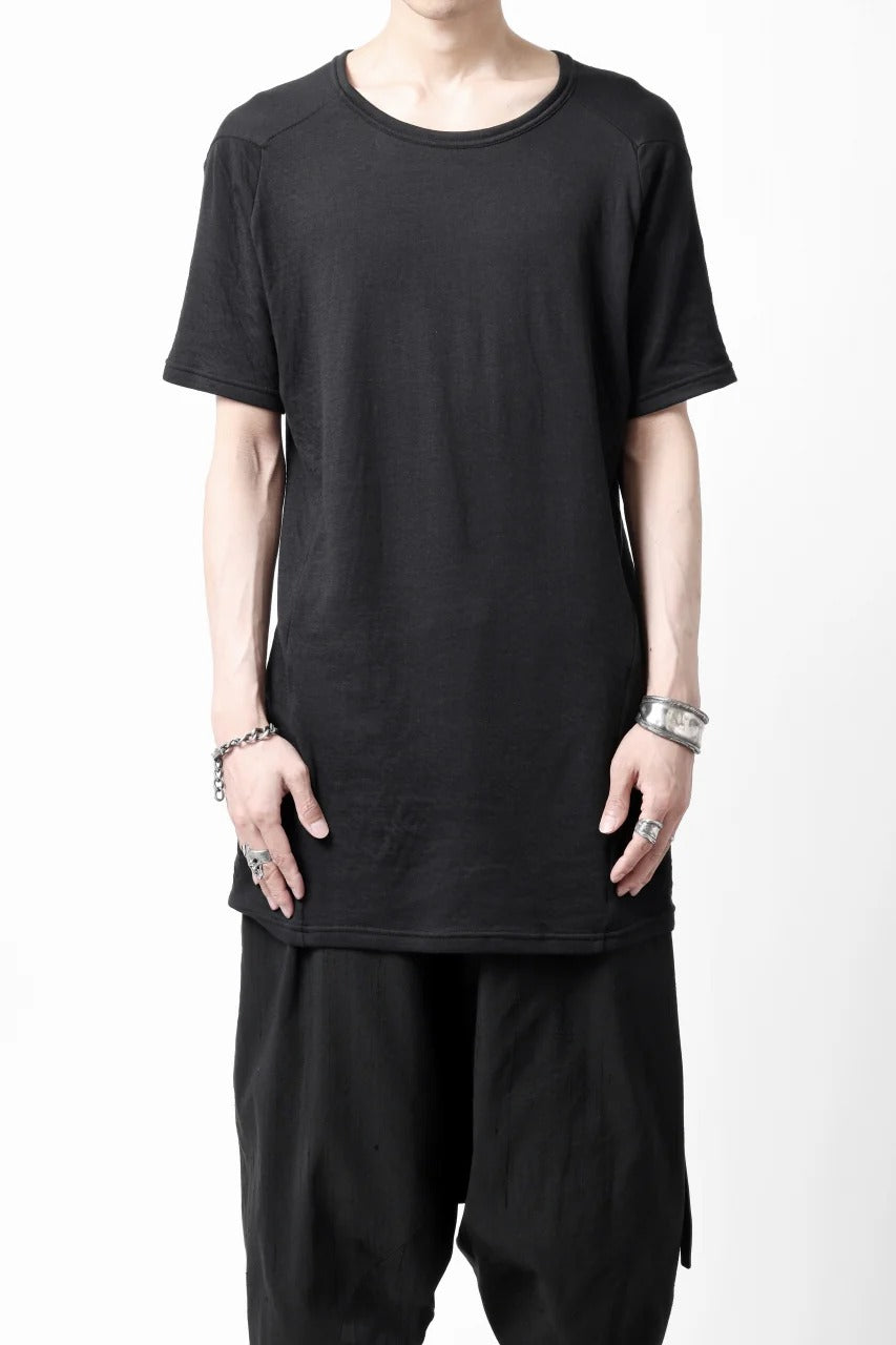 画像をギャラリービューアに読み込む, A.F ARTEFACT MULTI PANEL SLIMFIT T-SHIRT / SOFT DOUBLEFACE (BLACK)