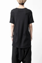 画像をギャラリービューアに読み込む, A.F ARTEFACT MULTI PANEL SLIMFIT T-SHIRT / SOFT DOUBLEFACE (BLACK)