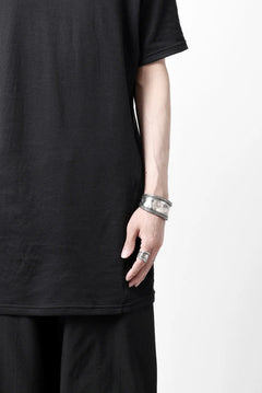 画像をギャラリービューアに読み込む, A.F ARTEFACT MULTI PANEL SLIMFIT T-SHIRT / SOFT DOUBLEFACE (BLACK)