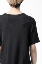 画像をギャラリービューアに読み込む, A.F ARTEFACT MULTI PANEL SLIMFIT T-SHIRT / SOFT DOUBLEFACE (BLACK)