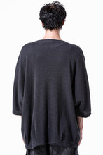 画像をギャラリービューアに読み込む, A.F ARTEFACT DOLMAN LOOSEY T-SHIRT  / WAFFLE KNIT JERSEY (CHARCOAL)