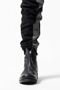 Load image into Gallery viewer, m.a+ hand painted elastic waist low crotch 2 pocket pants / P571-HP/JM4 (BLACK)