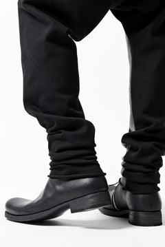Load image into Gallery viewer, m.a+ hand painted elastic waist low crotch 2 pocket pants / P571-HP/JM4 (BLACK)