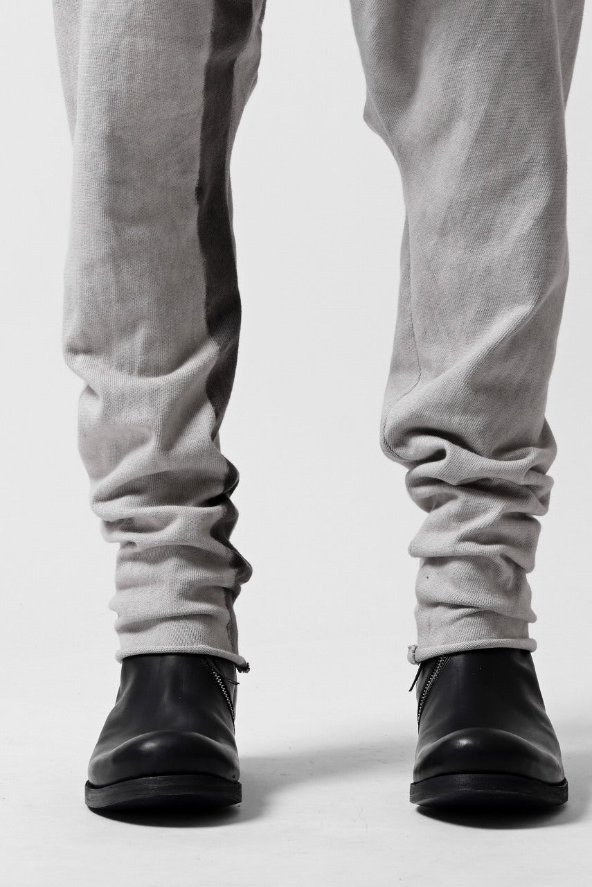 Load image into Gallery viewer, m.a+ hand painted elastic waist low crotch 2 pocket pants / P571-HP/JM4 (CARBON)