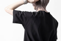 Load image into Gallery viewer, m.a+ one piece short sleeve t-shirt / T211C/JME (BLACK)